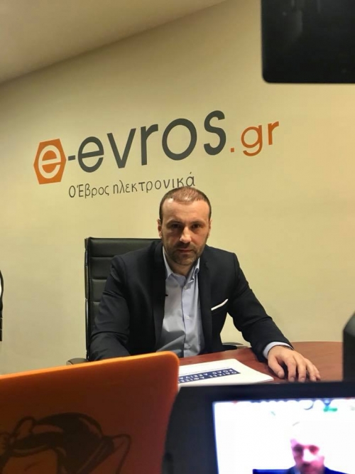Στις εγκαταστάσεις του e-evros.gr φιλοξενήθηκε ο Πρόεδρος του ΕΣΑ και της Ομοσπονδίας Εμπορίου και Επιχειρηματικότητας Θράκης κ. Κωνσταντίνος